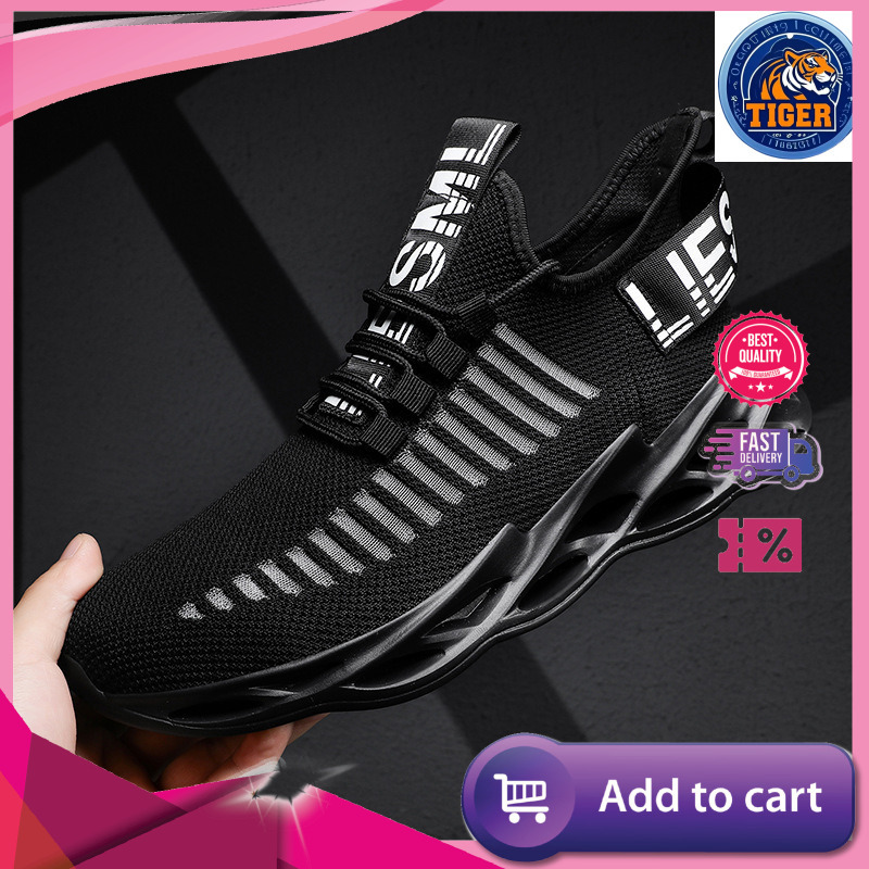 Ddmytiger Super Light Large Men S Blade Thick Mesh Breathable Running Fried Dough Twists Bottom Fly Woven Shoes Outdoor Shoes
