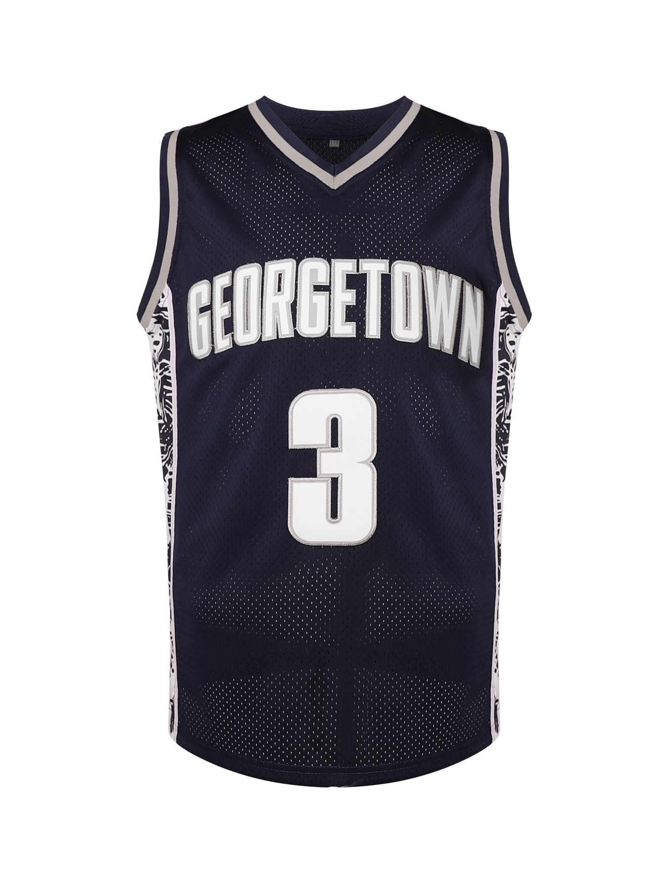 In Stock Basketball Jersey 3 Iverson THROWBACK 100% Stitched Fast Shipping Embroidered Letter Number Design
