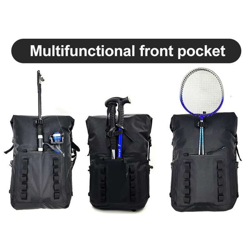 30L Swimming Backpack Waterproof Climbing Bags Sea Fishing River Trekking Drifting Boating Hiking Kayaking Dry Boat Bag Pack