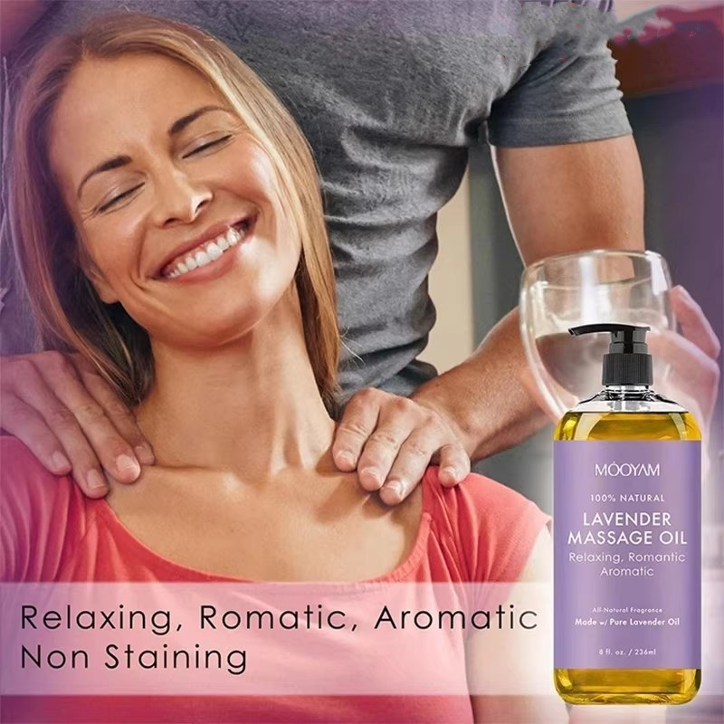 Pure Natural Organic Lavender Relaxing Anti Cellulite Body Skin Massage Body Oil Sore Muscle Massage Oil Frankincense Oil