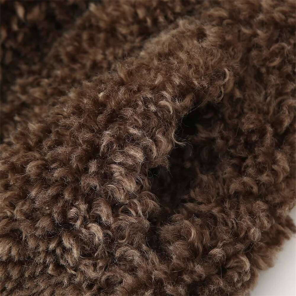 autumn new women's clothing style fashionable and versatile artificial fur effect short coat jacket