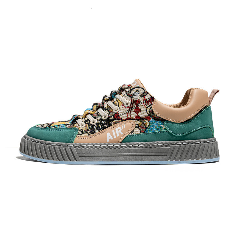 Spring Classic Casual Versatile Printed Casual Shoes Niche Design Fashionable And Trendy Sports Men S Shoes Ddmysaturn