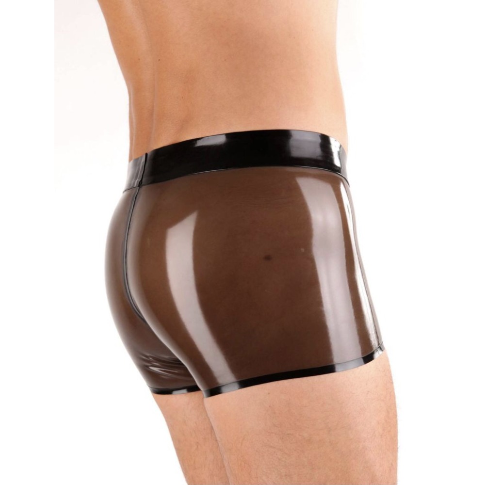 customized eurocat suits Latex Soft Trousers short Rubber Pants Leggings Handmade Fetish Leggings Latex Shorts in black brown