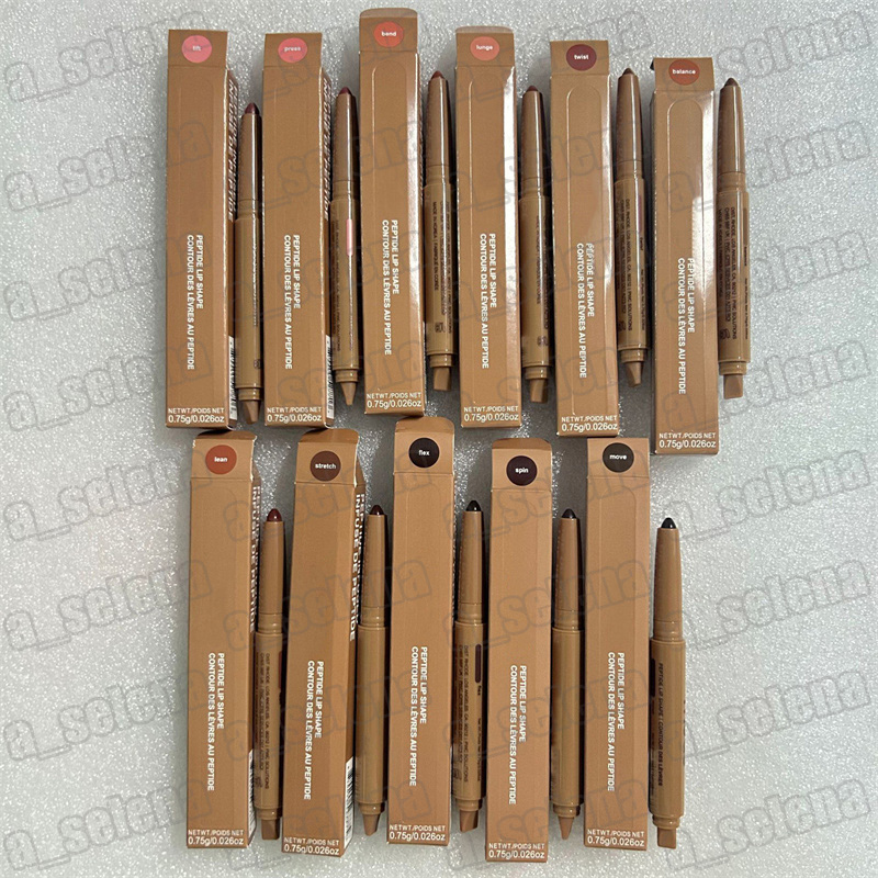 Makeup Lip Pencil Shape 11 colors Contour Lift Press Bend Lunge Twist Balance Lean Stretch Flex Long Lasting Matte Color Lip liner