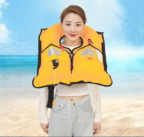 New Automatic Inflatable Life Jacket Professional Adult Swiming Fishing Life Vest Swimwear Water Sports Swimming Survival Jacket