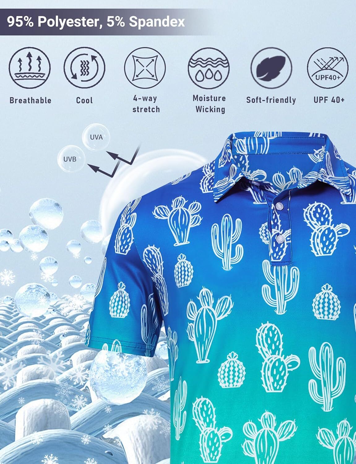 Mens Polo shirt Mens Funny Golf Shirts for Men Polo Performance Moisture Wicking Dry Fit Shirt Polos shirts tshirt Casual tops summer clothes