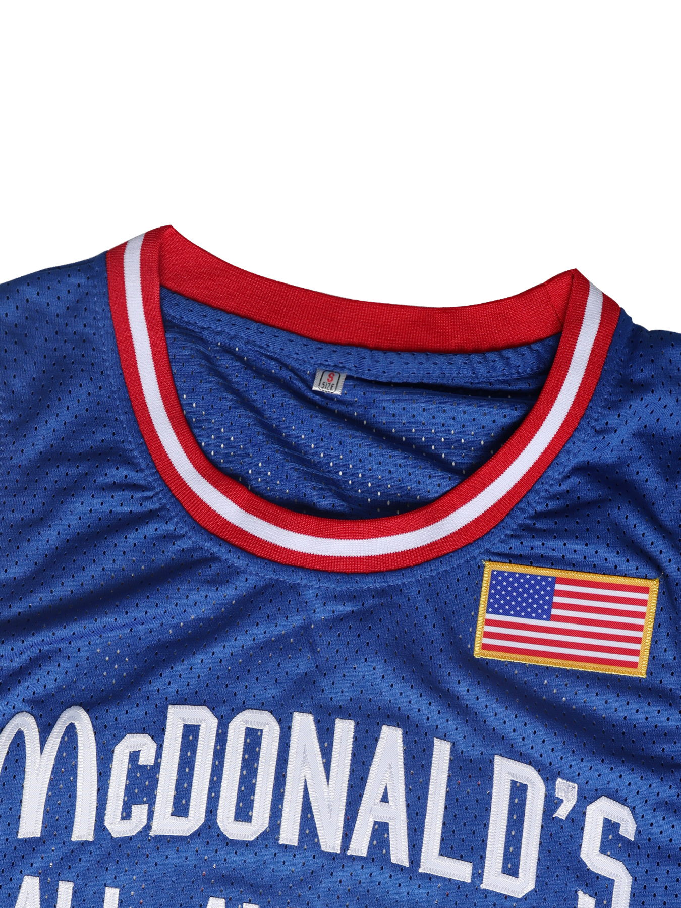 Bryant 33 MCDONALD ALL AMERICAN Blue and White Basketall Jeresys 2025 Men's Embroidered Stitched Size S-XXXL for daily & casual
