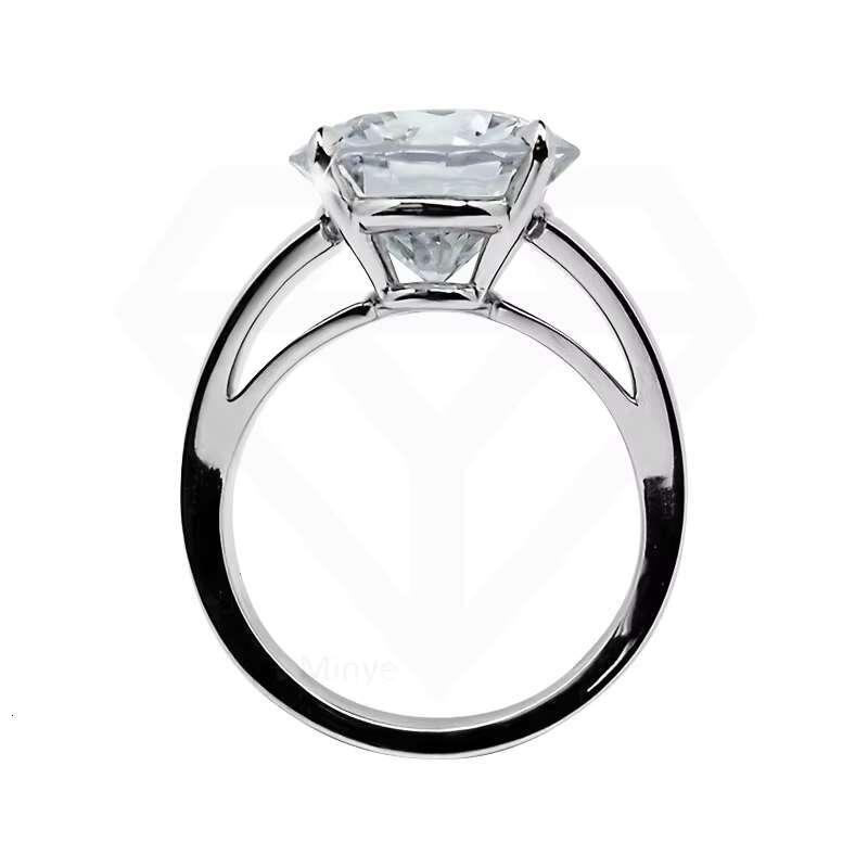 Wedding Jewelry S925 Sterling Silver Pass Diamond Tester Moissanite Engagement Ring for Women