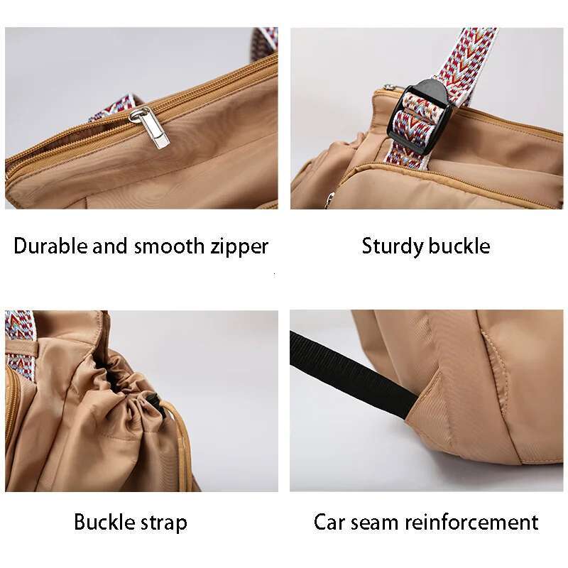 Travel versatile cradle travel storage backpack multifunctional outdoor lightweight mommy bag large capacity handbag