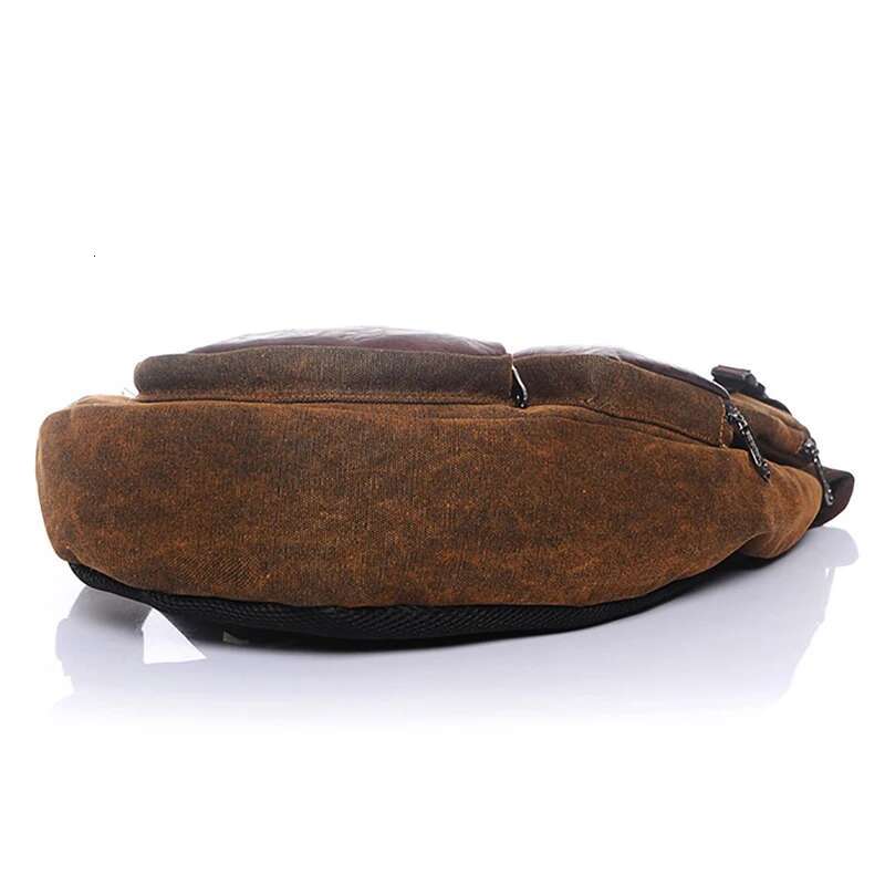 Men Cross Body Backpack Sling Chest Sport Military Tactical Half Moon Rider Travel Climb Canvas Male Messenger Shoulder Bag