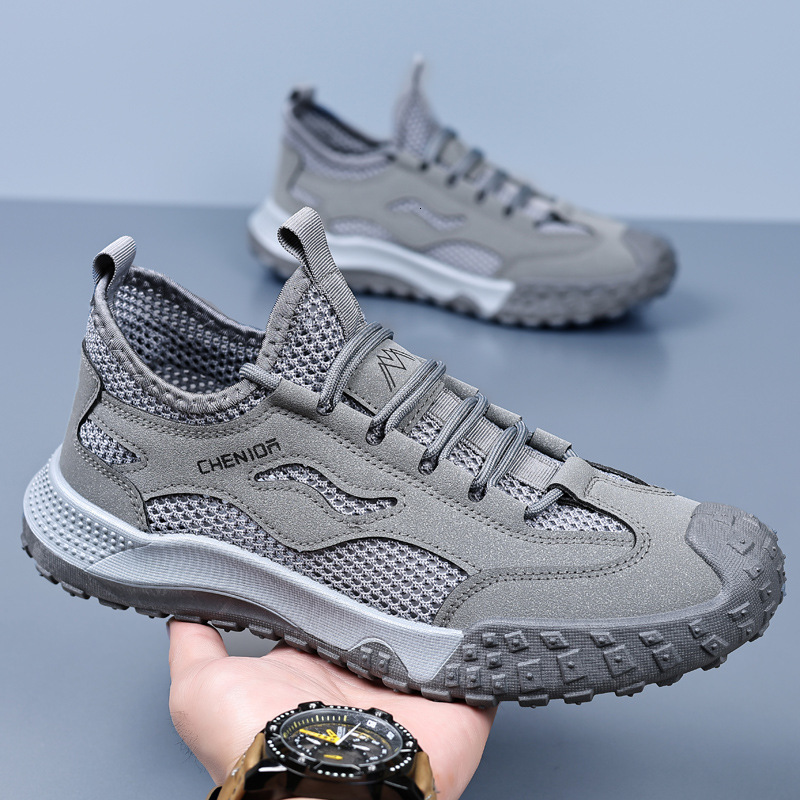 Labor Protection Men S Breathable New Versatile Mesh Casual Summer Anti Slip And Wear Resistant Casual Shoes Hiking Shoes Ddmysaturn