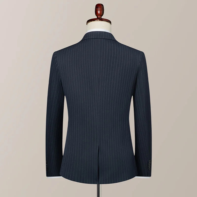 2025 Stripe Set SetMens British Style Wedding Handle Two Piece 250506