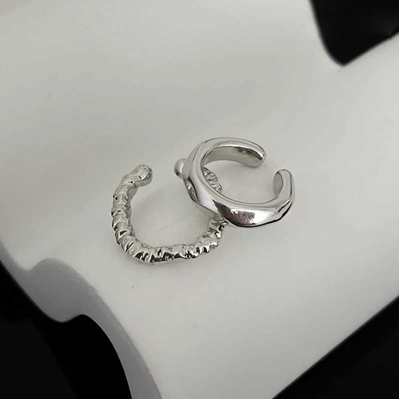 Punk Irregular Geometric Ear Cuff Earrings for Women Non-Piercing Metal Ear Clip Earring Fake Cartilage Fashion Jewelry Party Y250510