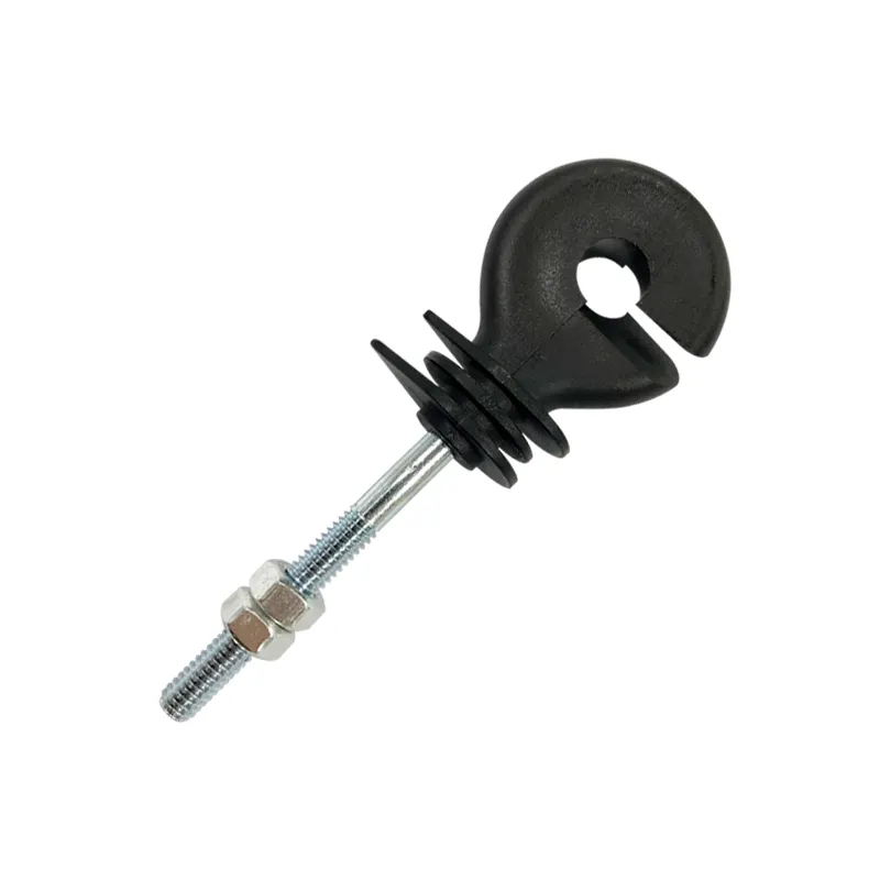 Electric Fence Insulator Screw, Insulated Screw in Fence Fastener Ring for Maintenance Farm Animal Fencing Sturdy Durable Easy Replace