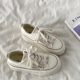Thick Soled Height Increasing Shoes For Women In The Casual Shoes Summer Of Korean Version Versatile Campus Style Student Casual Board Shoes Trendy Dd