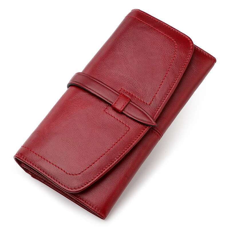 Designer Bag 2025 Women's Genuine Leather Wallet Classic Long Wallets With Zipper Coin Purse RFID Blocking Clutch Card Holder For Ladies Portfel 