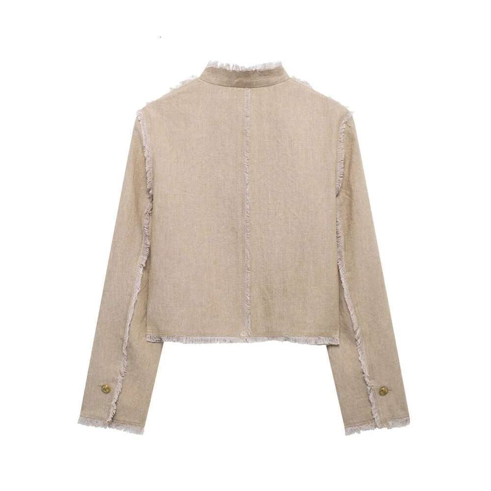 UNIZERA Autumn New Product: Casual Women's Fashion, Small Fragrant Style, Texture, Hairy Edge cardigan Coat