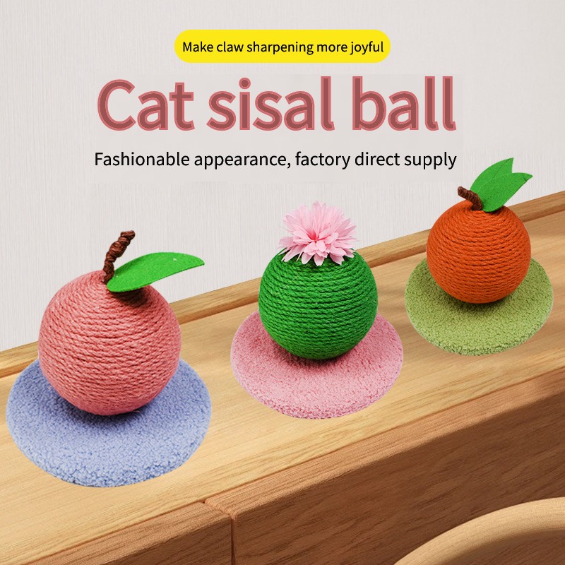Cat Scratch Toy - Wholesale Linen Rope Ball for Indoor Cats