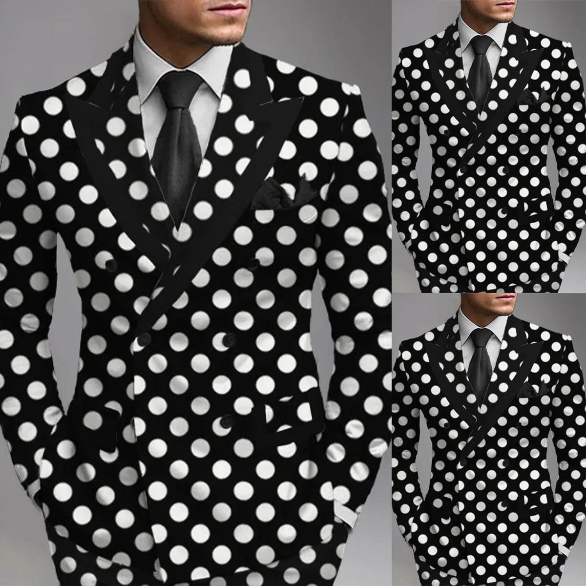 Classic Fit Black Men Coat 2 Pieces Sets Jacket Pants White Point Wedding Tuxedos Peaked Lapel Formal Groom Wear Customized
