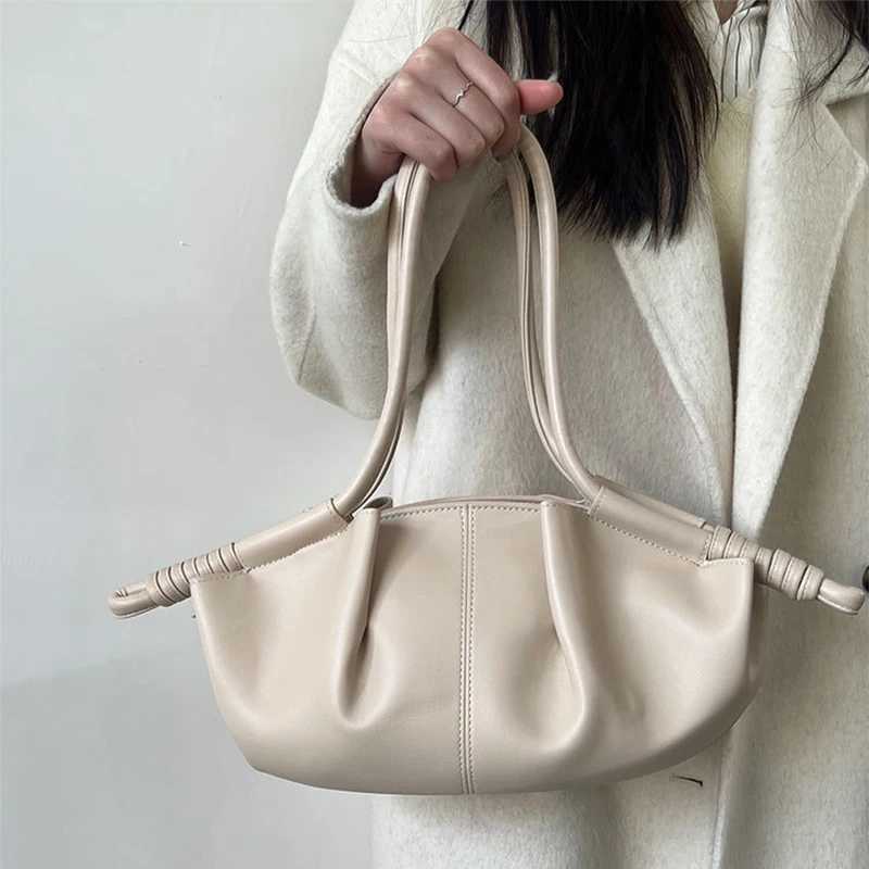 Brand Luxury Cloud Dumpling Bag Drstring Design Wens Bag Adjustable Shoder Strap Crossbody Handbag Textured Underarm Bag Z250514