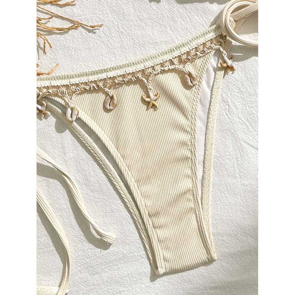 Peachtan thong push up beach swimwear 2 piece swimsuit bikini bathing suit summer women beachwear