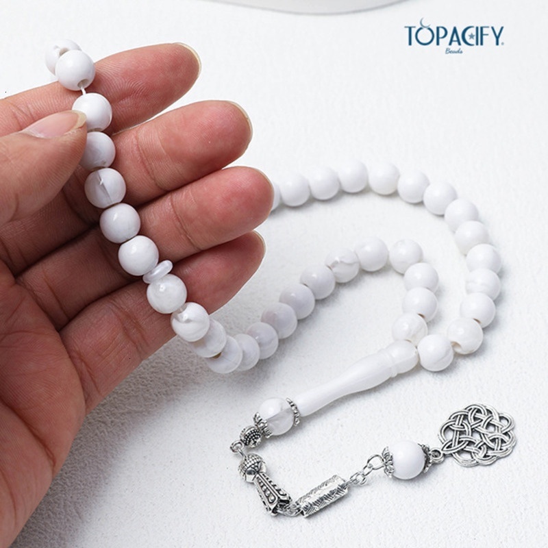 Bottom alloy Cook Praising 45 beads Muslim prayer bead bracelet