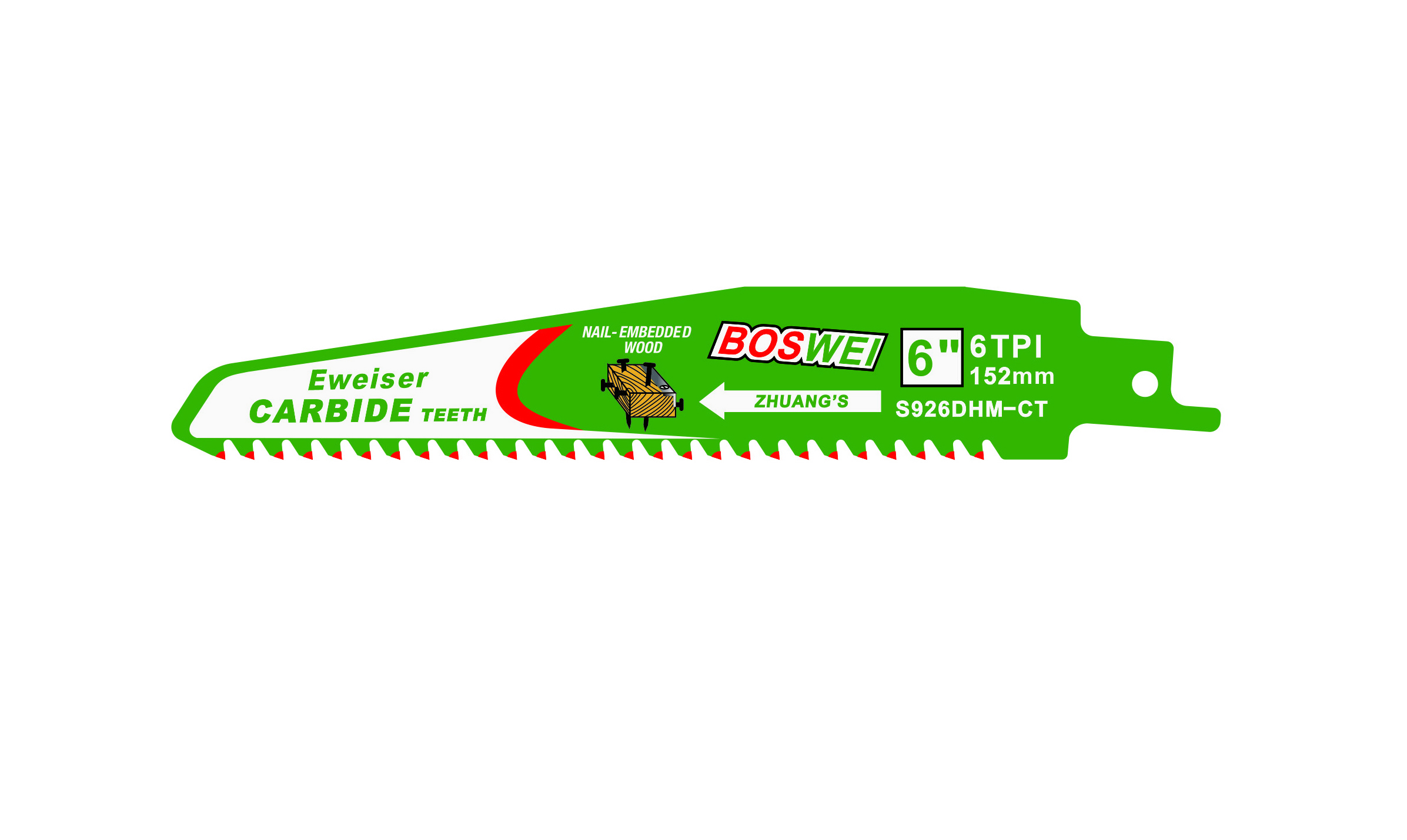 Tungsten carbon alloy saw blade is suitable for cutting nailed wood, cast iron, sand iron sewage pipes Five in one