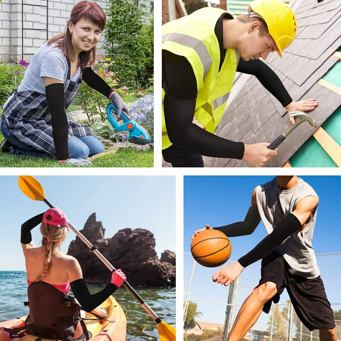 Sun Protection Cooling Arm Men &Women,Compression Sleeves for Football, Golf & Volleyball