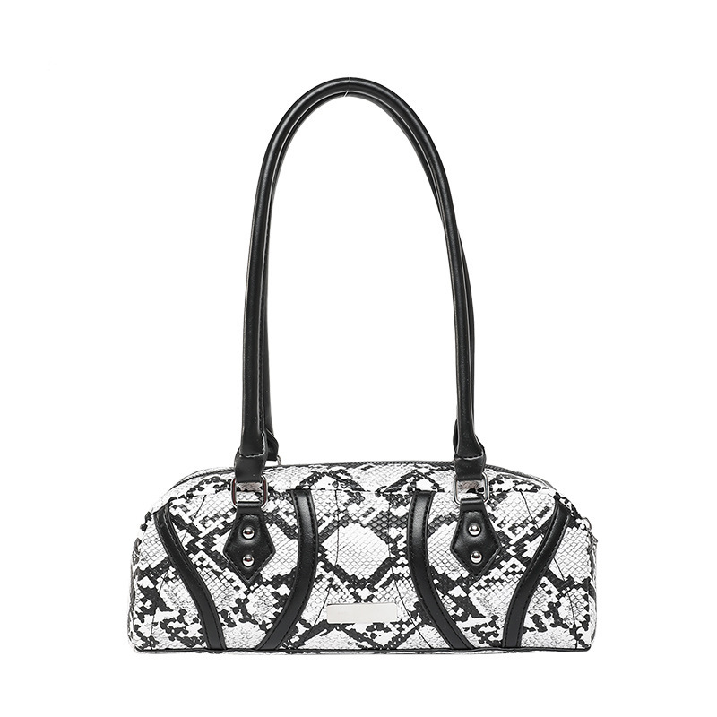 Designer Pack Internet Celebrity Armpit New Fashionable Snake Pattern Personalized Handbag For Women Large Capacity Single Shoulder Pillow Bag Free Sh