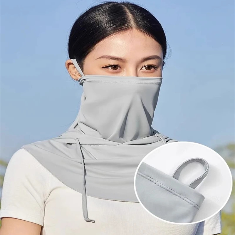 Balaclava Face Covering Summer Balaclava Sun Protection Long Neck Cover Men Women Cycling Motorcycle Fishing Skiing Face Mask 250514