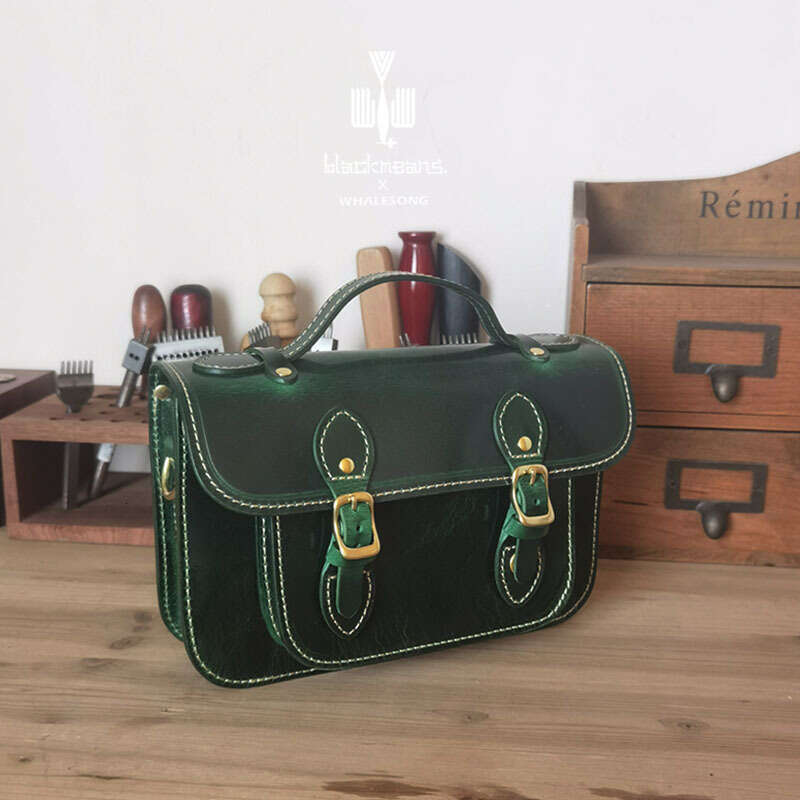 25 New Genuine Women's National Trendline Cowhide Crossbody Fat High Grade Oil Wax Vegetable Tanned Leather Cambridge Bag