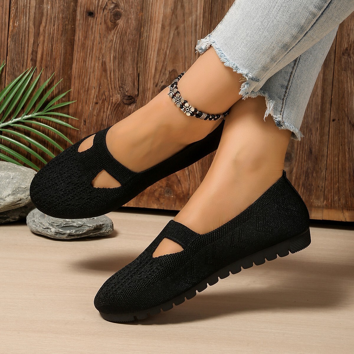 Casual Shoes Large Size Single Shoe Spring Summer New Women S Soft Sole Non Slip Breathable Casual Round Toe Lightweight Flat Shoes Ddmysaturn