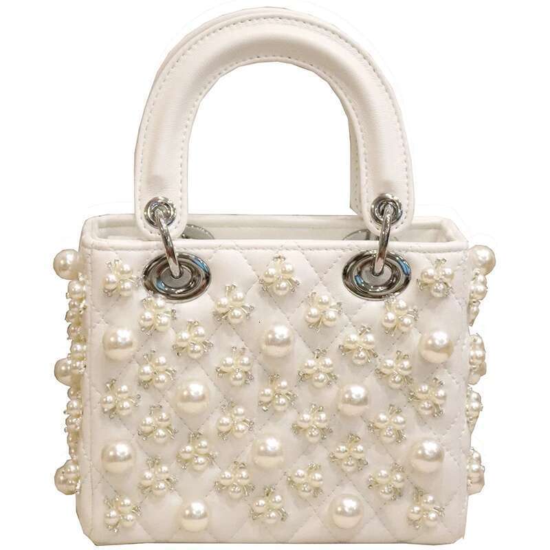 2024 Spring New Fashion Elegant Dia Portable Single Shoulder Crossbody Pearl Women's Bag