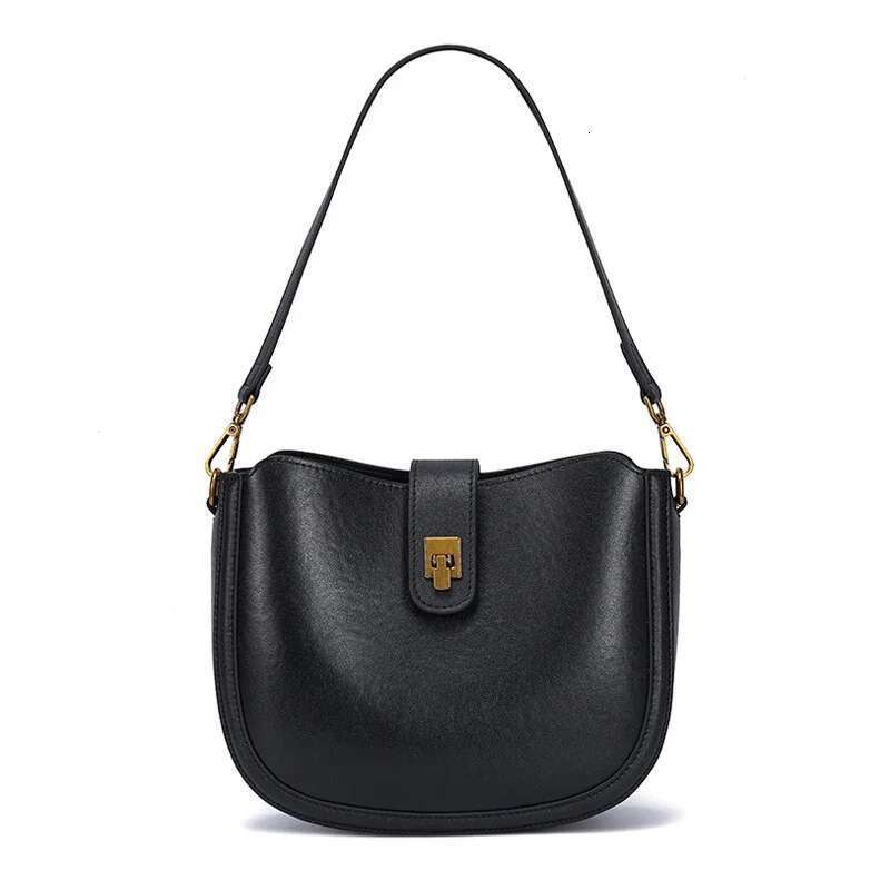 Women Crossbody Saddle Bag,Soft Leather Shoulder Bag,Vintage Fashion 2025 New Shell Bag,Ladies Versatile Commuter Bucket Bag