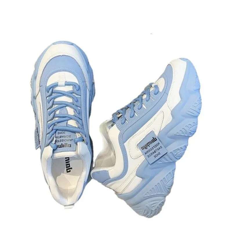 Women Fashion Trend Casual Sneakers Women Comfortable Soft Bottom Lace Up Female Platform Shoes atos De Mujer