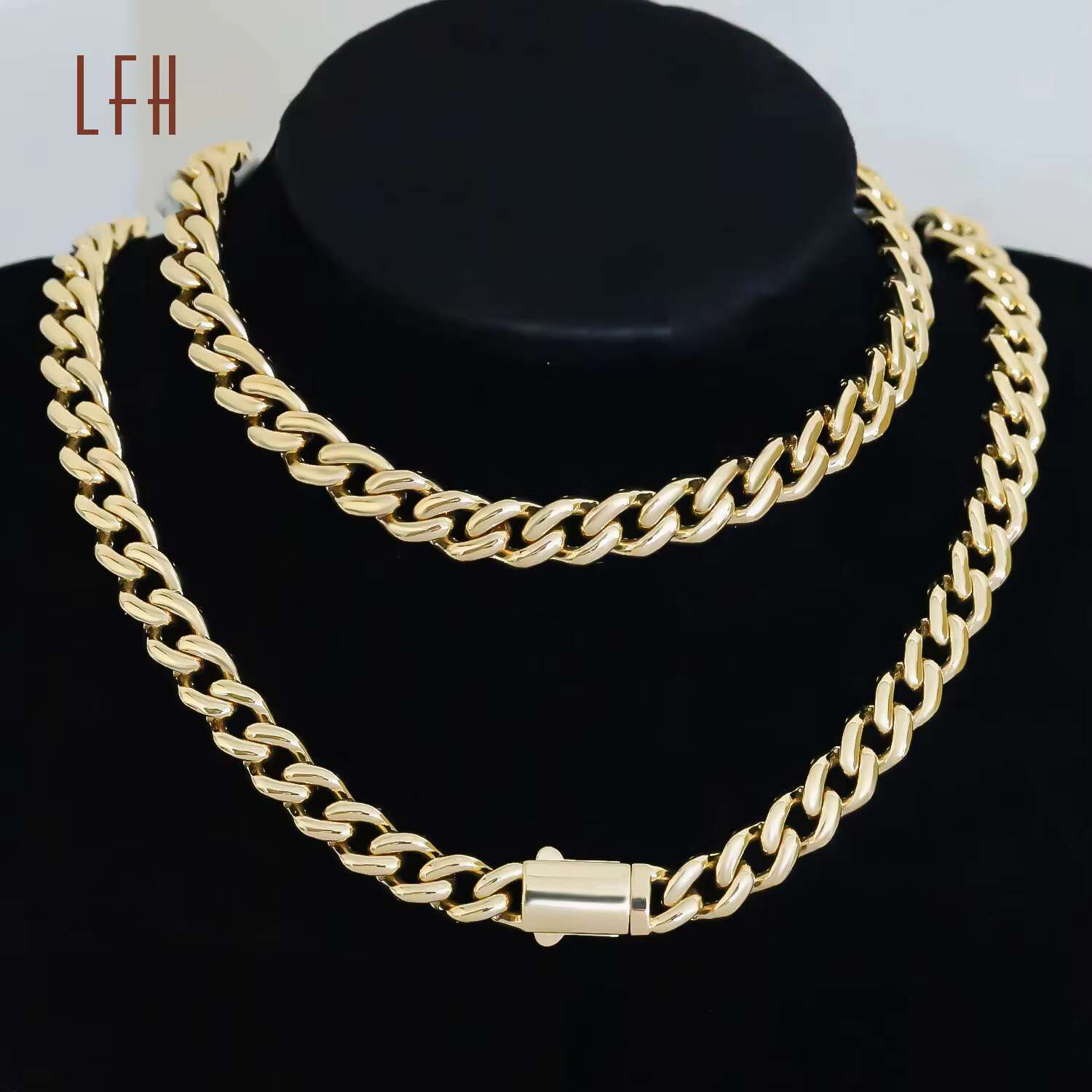 Factory Custom Miami Cuban Link Chain Au750 Cuban Link Chain 18k Gold Jewelry 18k Real Au750 Gold 18k Real