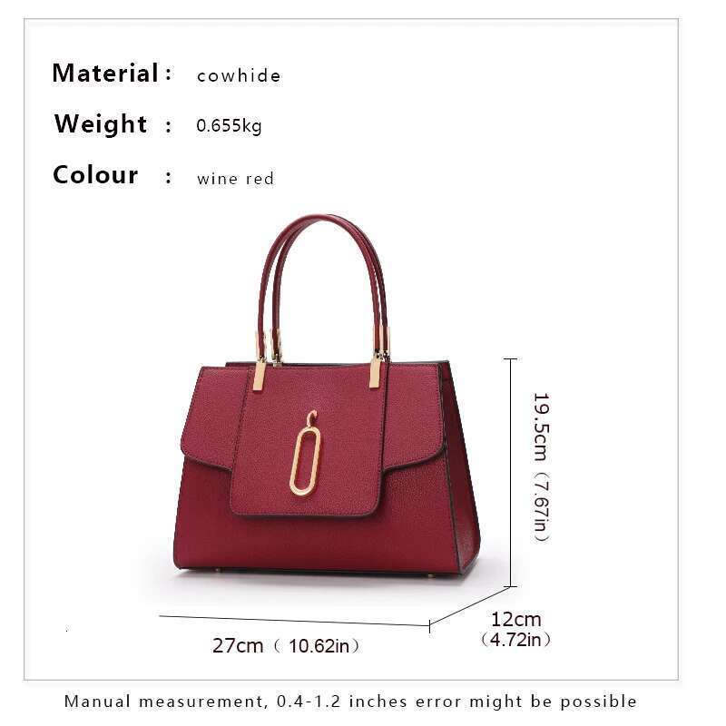 Aidrani The New Red Wedding Bag Is A High-End Women's Handbag Made Of High-Quality Cowhide