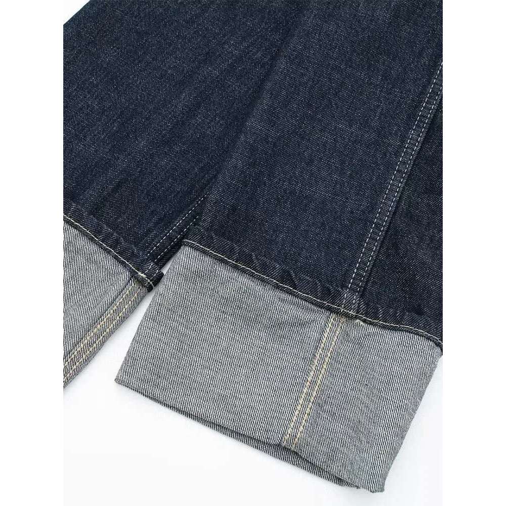 Willshela Women Fashion With Pockets Denim Blue Single Breasted Jackets Vintage Lapel Neck Long Sleeves Female Chic Lady Outfits Designer Designer
