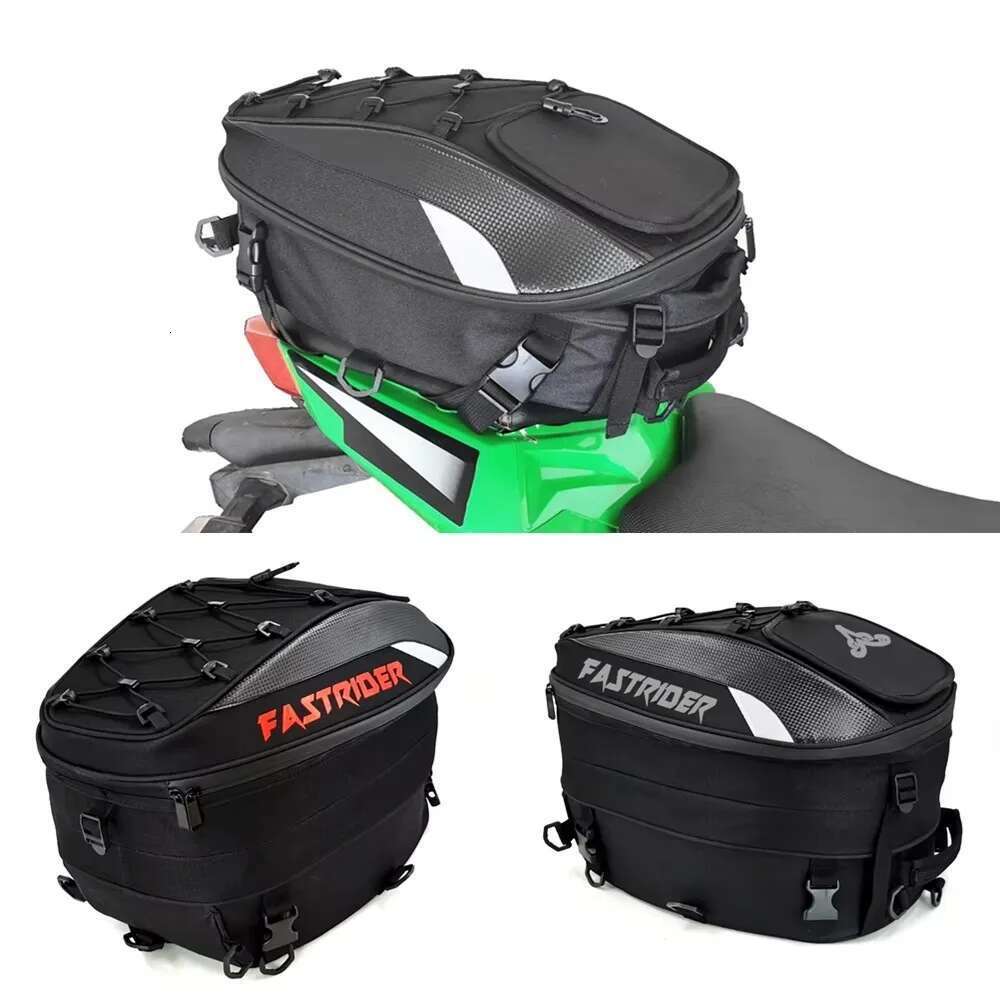 New Waterproof Tail Multi-functional Durable Rear Seat High Capacity Motorcycle Bag Rider Backpack