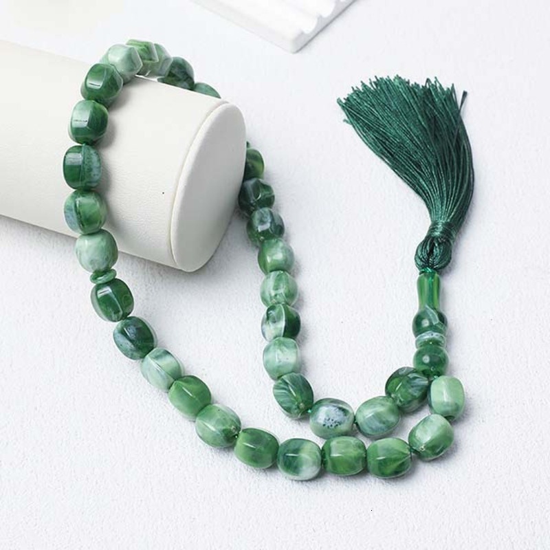 Handheld counting bracelet with 99 Muslim 12 centimeter Palestinian beads, Islamic prayer beads