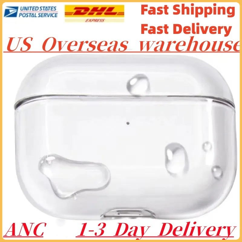 USA Stock For Air pods 4 air pods pro2 3 4 earphones Bluetooth Headphone Accessories Solid Silicone Protective Cover airpods 2 3 max Wireless Charging Shockproof Case