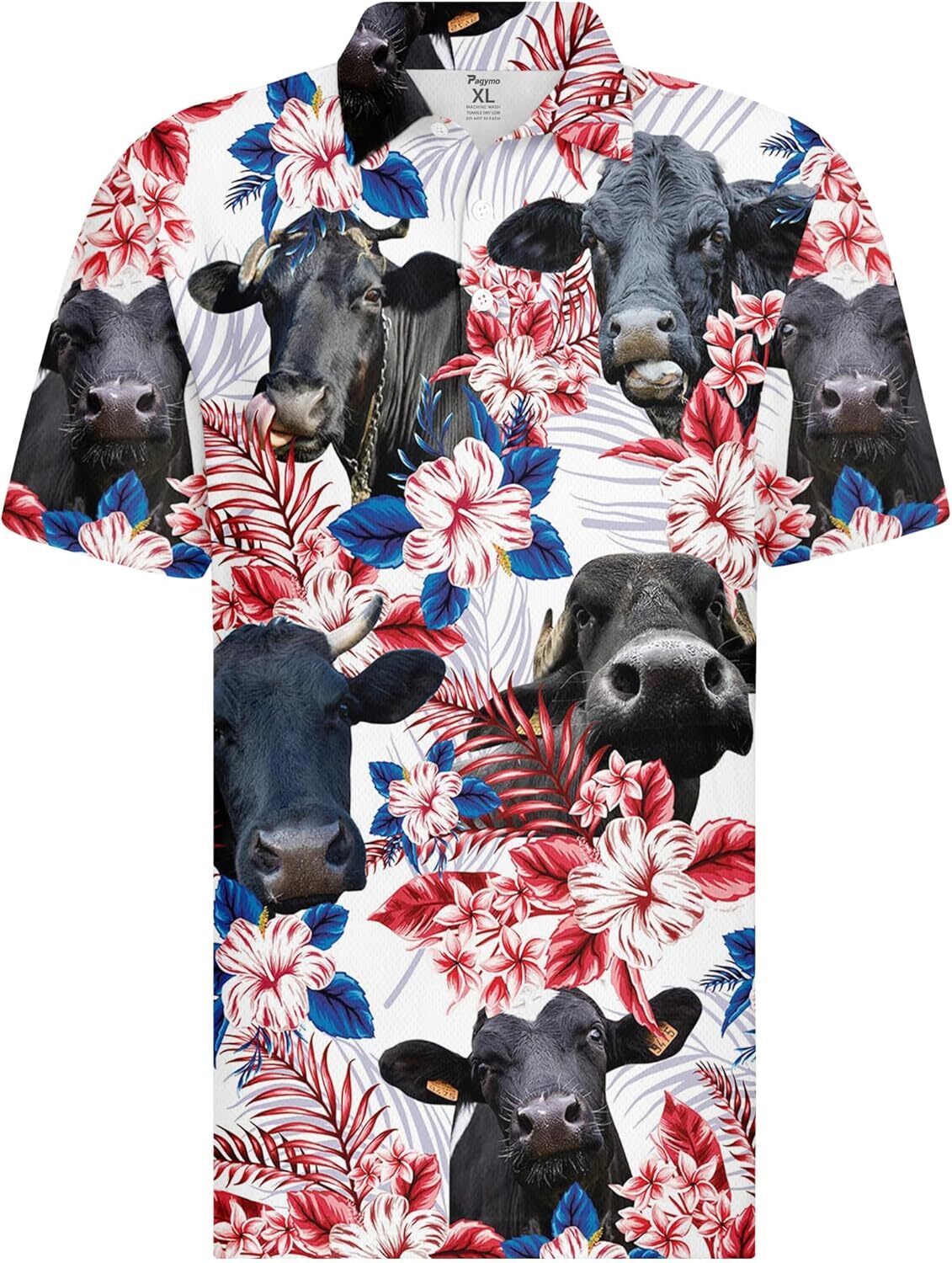 Mens Polo shirt Golf Shirts for Men Crazy Hawaiian Print Funny Mens Polo Shirt Polos shirts tshirt Casual tops summer clothes