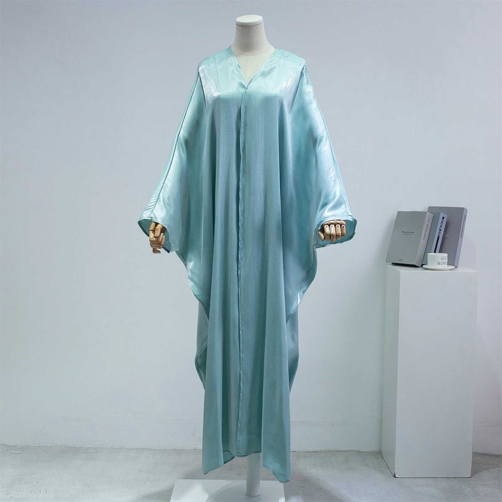 Muslim Out Abayas Smocking Slve kaftans One-piece Prayer Women Jilbabs Cardigan Coat Islamic Clothing Dubai Saudi Robe Turkish X250514