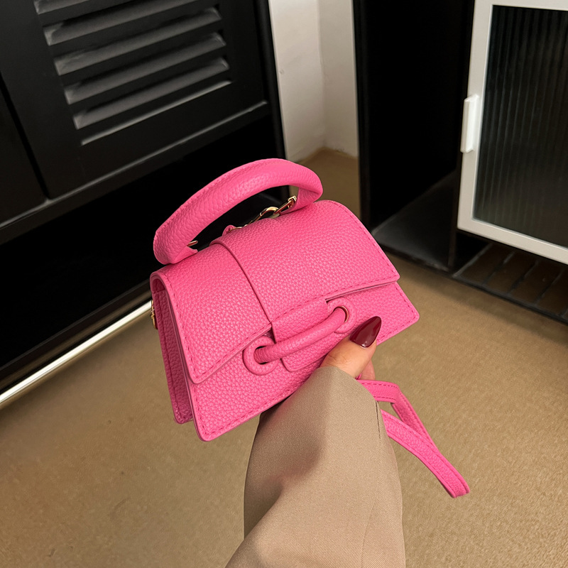 Free Delivery Designer Bag Fashionable Versatile Belt Decoration Mini Niche Hand 2025 New High End Single Shoulder Crossbody Small Square Luxury Bag