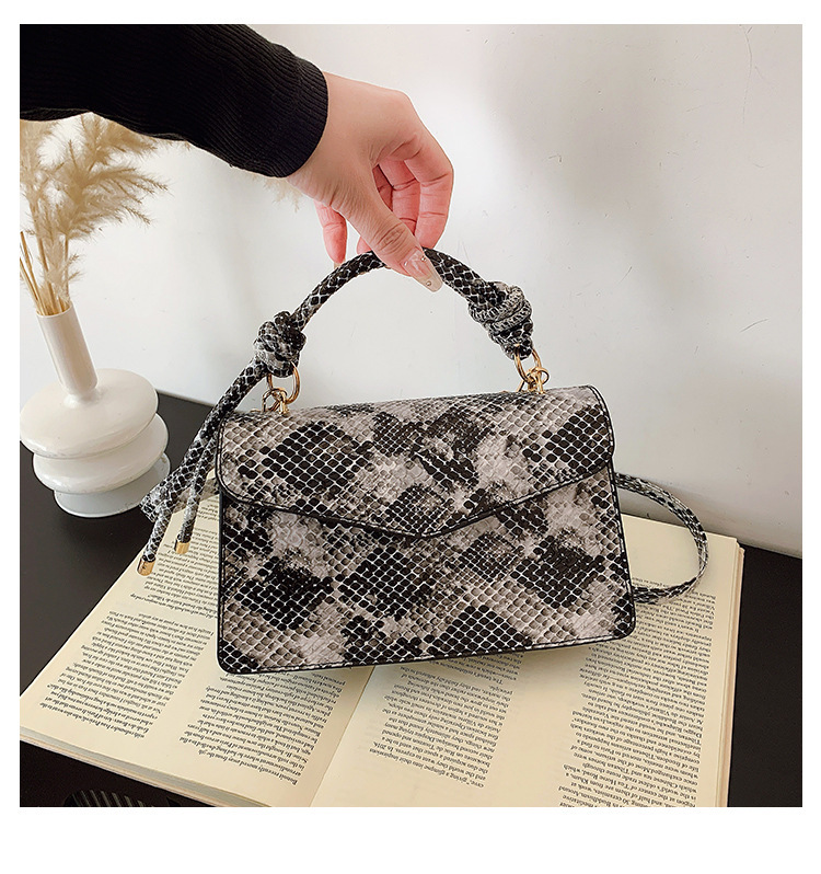 Designer Bag Fashionable Personality Large Capacity Fashionable Snake Pattern New Minimalist Crossbody Bag Mini Storage Bag Free Shipping