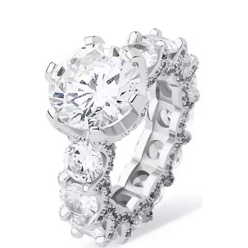 Luxury Vintage Retro 925 Sterling Silver Designer Engagement Ring for Women Party La Gift Finger Jewelry WholesaleXJ250514