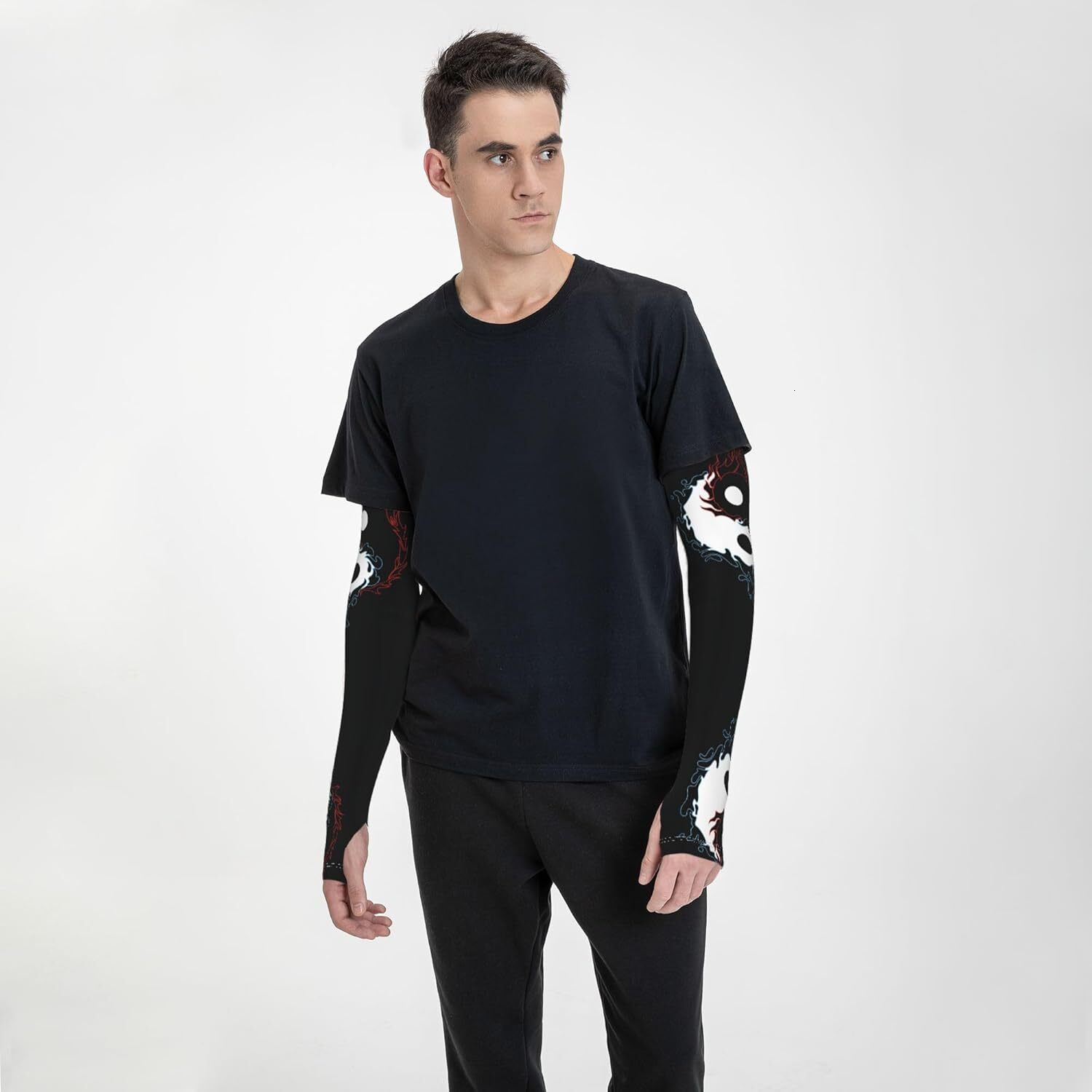 Men Women Sun Protective Cooling Sleeves Sunshade, Arm Sleeve