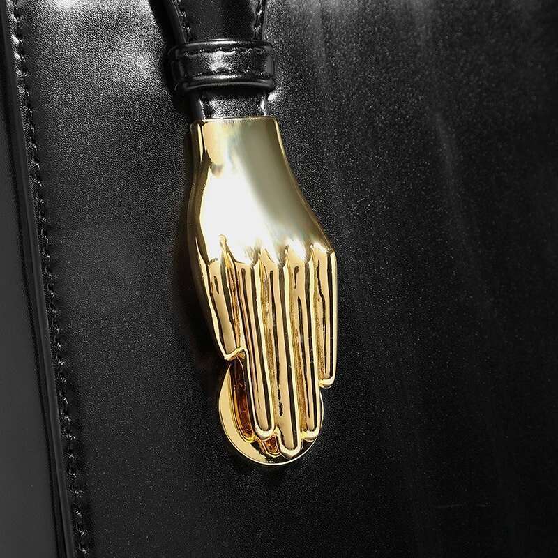 High Quality Women's Handbags Minority Designer Brand Ladies Tote Fashion Shoulder Crossbody Purse Black Gold Box Bag