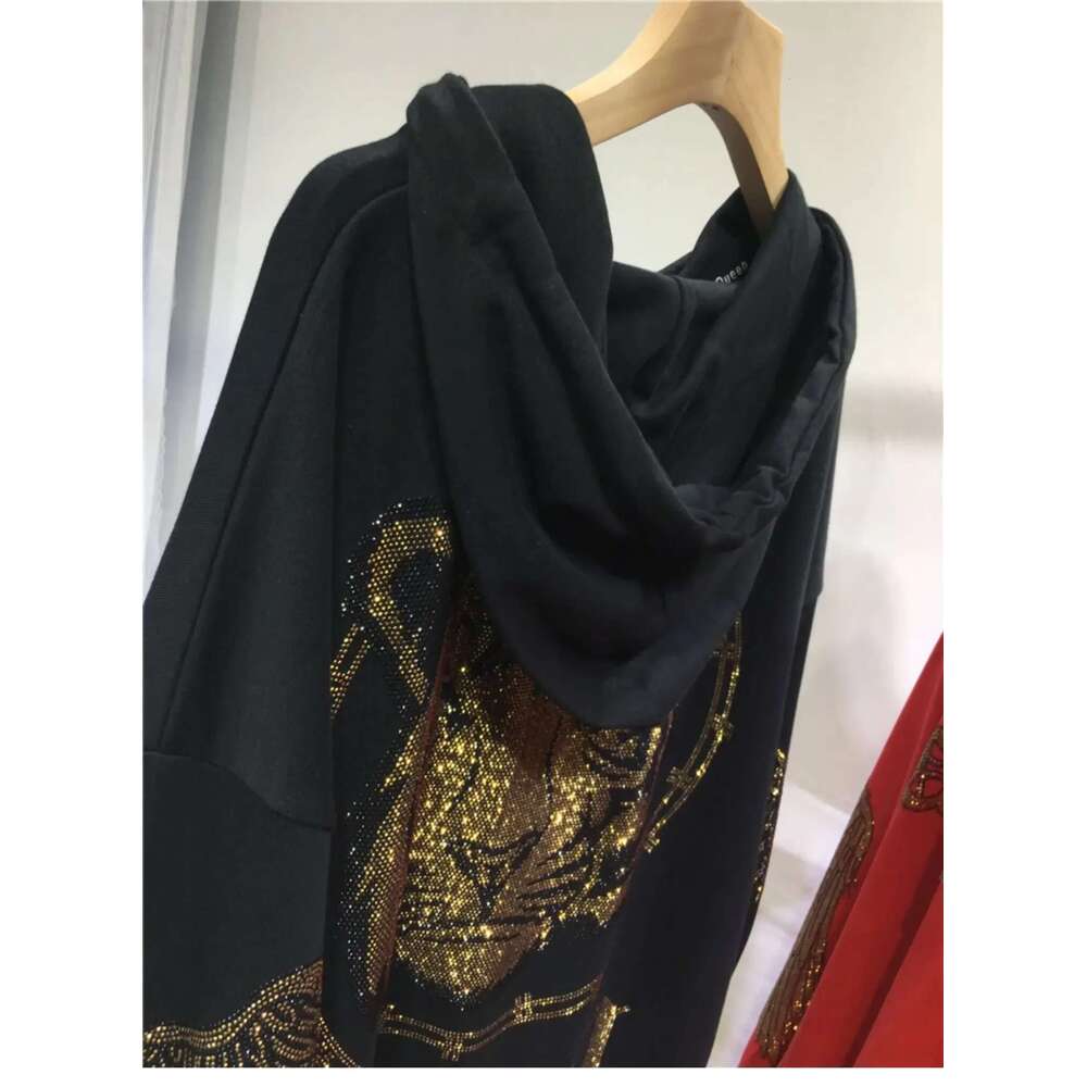 Plus Size Zip-Up Hoodie for Women Rhinestone Embellished Graphic Y2k Jacket Trendy Spring Fall Fashion Essential Coat