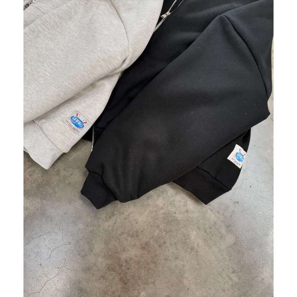 Streetwear Casual New White Zip Up Fashion Sports Mens Womens Long Sleeved Hoodies Clothes Lining Thick Sweatshirt Hoodie Designer